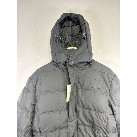 Wantdo Men’s Black Puffer Jacket Coat with Hood Medium - Picture 3 of 10